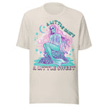 A Little Salty A Little Sweet Skeleton Mermaid - Unisex T-Shirt - Dust White