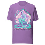 A Little Salty A Little Sweet Skeleton Mermaid - Unisex T-Shirt - Purple