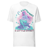 A Little Salty A Little Sweet Skeleton Mermaid - Unisex T-Shirt - White