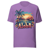 Aloha Summer Beach - Unisex T-Shirt - Purple