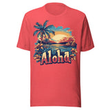 Aloha Summer Beach - Unisex T-Shirt - Red