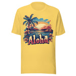 Aloha Summer Beach - Unisex T-Shirt - Yellow