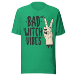 Bad Witch Vibes - Unisex Halloween T-Shirt - Kelly Green