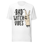 Bad Witch Vibes - Unisex Halloween T-Shirt - White