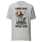 Banned Books Social Club - Unisex Halloween T-Shirt - Athletic Gray