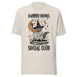 Banned Books Social Club - Unisex Halloween T-Shirt - Dust White