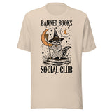 Banned Books Social Club - Unisex Halloween T-Shirt - Soft Cream