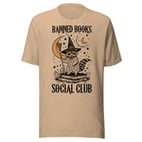 Banned Books Social Club - Unisex Halloween T-Shirt - Tan
