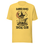 Banned Books Social Club - Unisex Halloween T-Shirt - Yellow