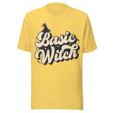 Basic Witch - Unisex Halloween T-Shirt - Yellow