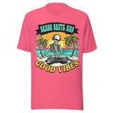Beach Beats And Good Vibes - Unisex T-Shirt - Charity Pink