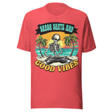 Beach Beats And Good Vibes - Unisex T-Shirt - Red