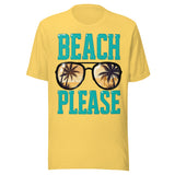 Beach Please - Unisex T-Shirt - Yellow