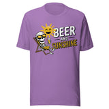 Beer And Sunshine - Unisex T-Shirt - Heather Team Purple
