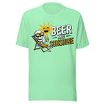 Beer And Sunshine - Unisex T-Shirt - Mint Green