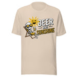 Beer And Sunshine - Unisex T-Shirt - Soft Cream