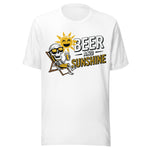 Beer And Sunshine - Unisex T-Shirt - White Front