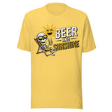 Beer And Sunshine - Unisex T-Shirt - Yellow