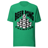Beer Pong Champion - Unisex T-Shirt - Kelly Green