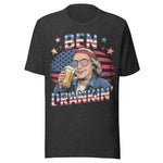 Ben Drankin' - Unisex T-Shirt - Heather Dark Gray