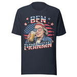 Ben Drankin' - Unisex T-Shirt - Heather Navy Blue