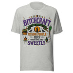 Bitchcraft - Unisex Halloween T-Shirt - Athletic Gray