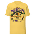 Bitchcraft - Unisex Halloween T-Shirt - Yellow