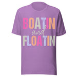 Boatin' and Floatin' - Unisex T-Shirt - Heather Team Purple