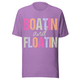 Boatin' and Floatin' - Unisex T-Shirt - Heather Team Purple