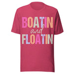 Boatin' and Floatin' - Unisex T-Shirt - Raspberry Pink