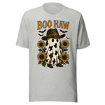 Boo Haw - Unisex Halloween T-Shirt - Athletic Gray