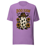 Boo Haw - Unisex Halloween T-Shirt - Heather Team Purple