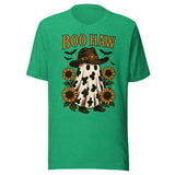 Boo Haw - Unisex Halloween T-Shirt - Kelly Green