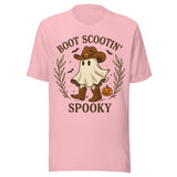 Boot Scootin' Spooky - Unisex Halloween T-Shirt - Pink