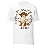 Boot Scootin' Spooky - Unisex Halloween T-Shirt - White