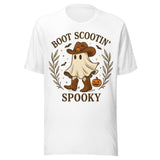 Boot Scootin' Spooky - Unisex Halloween T-Shirt - White