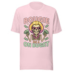 Bougie On A Budget - Unisex T-Shirt - Soft Pink