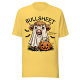 Bullsheet Heifer - Unisex Halloween T-Shirt - Yellow
