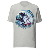 Catch Waves Not Feelings Beach Skeleton - Athletic Gray