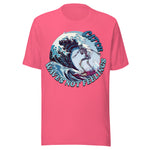 Catch Waves Not Feelings Beach Skeleton - Charity Pink