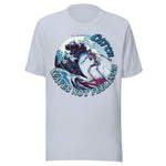 Catch Waves Not Feelings Beach Skeleton - Light Blue