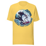 Catch Waves Not Feelings Beach Skeleton - Yellow