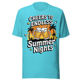 Cheers To Endless Summer Nights - Turquoise Blue