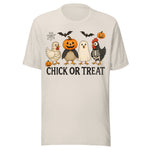 Chick Or Treat - Unisex Halloween T-Shirt - Dust White