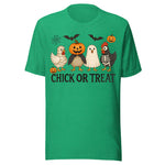 Chick Or Treat - Unisex Halloween T-Shirt - Kelly Green