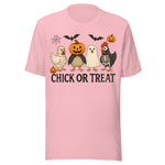 Chick Or Treat - Unisex Halloween T-Shirt - Pink