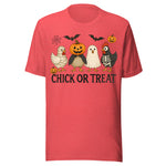 Chick Or Treat - Unisex Halloween T-Shirt - Red