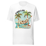 Chillin' Like A Villain Beach Skeleton - Unisex T-Shirt - White