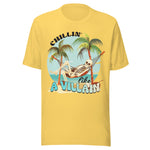 Chillin' Like A Villain Beach Skeleton - Unisex T-Shirt - Yellow