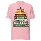 Classic Halloween Books - Unisex Halloween T-Shirt - Pink